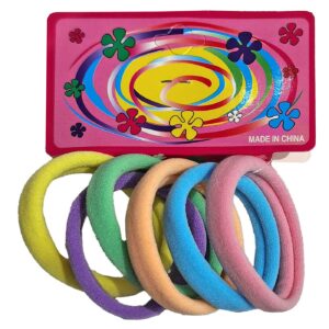 Λαστιχάκια Μαλλιών παλ Χρώματα Σετ=6τεμ. ø5cm 4teen4ty 401408