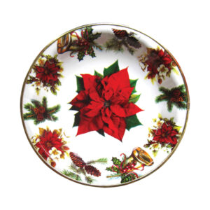 Χριστουγεννιάτικος βαθύς δίσκος σερβιρίσματος πλαστικός