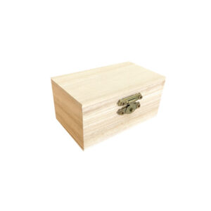 Ξύλινο αλουστράριστο κουτάκι 5x5x9 cm