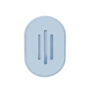Σαπουνοθήκες μπάνιου πλαστικές σε σετ 5Χ - Light Blue - 21682
