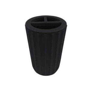 Θήκες οδοντόβουρτσας πλαστικές σε σετ 5Χ - Black - 21776