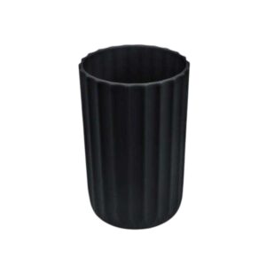 Θήκες οδοντόβουρτσας πλαστικές σε σετ 5Χ - Black - 21777