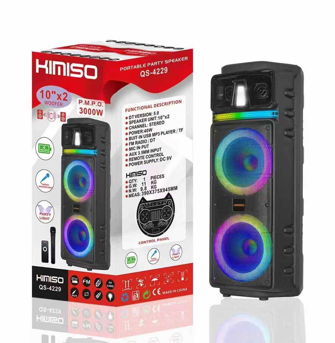 Φορητό ηχείο subwoofer με μικρόφωνο Karaoke - QS-4229 - 813140 - Image 4