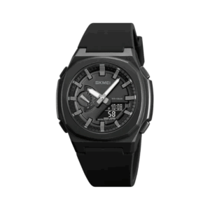 Ψηφιακό/αναλογικό ρολόι χειρός – Skmei - 2091 - Black/Black screen