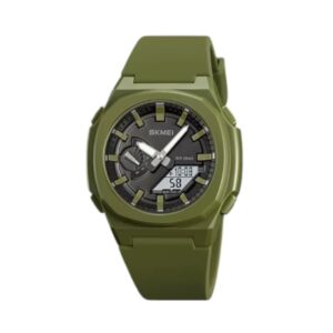 Ψηφιακό/αναλογικό ρολόι χειρός – Skmei - 2091 - Green/White screen