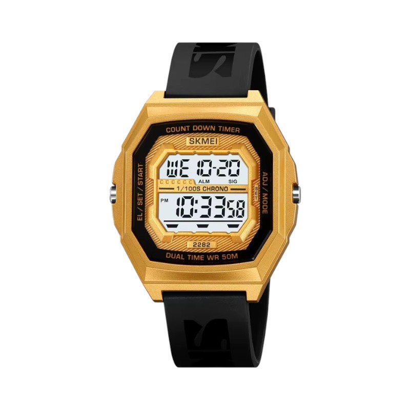 Ψηφιακό ρολόι χειρός - Skmei - 2282 - Black/Gold