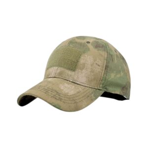 Ανδρικό καπέλο jockey στρατιωτικού τύπου - M02 - 270607 - Green/Beige