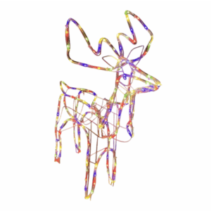 Χριστουγεννιάτικο φωτιζόμενο ελάφι LED - 11 - 272382 - RGB