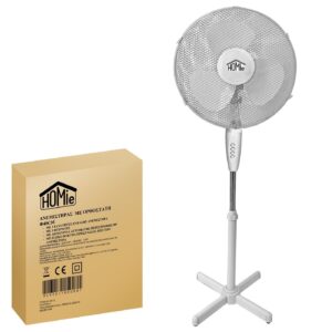 Ανεμιστήρας Ορθοστάτης 16" Συναρμολογούμενος Φ40cm, H:130cm Eurolamp