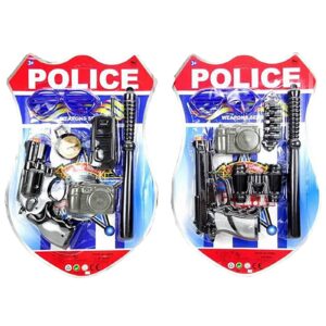 Σετ Police 6τεμ με Γκλοπ Καρ=43x28cm Carnavalista 232054