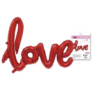 Μπαλόνι Μεταλλιζέ Love 101x67cm Carnavalista 232170