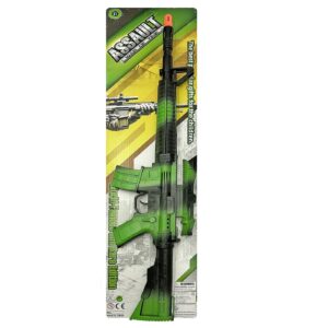 Όπλο Σπινθηροβόλο Πρασινόμαυρο με Διόπτρα 64x16cm Carnavalista 232435