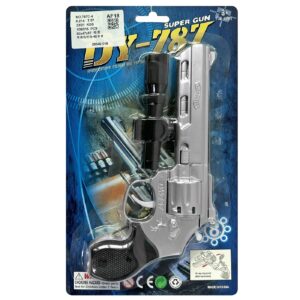 Πιστόλι 8σφαιρο με Διόπτρα 28x16cm Carnavalista 232437