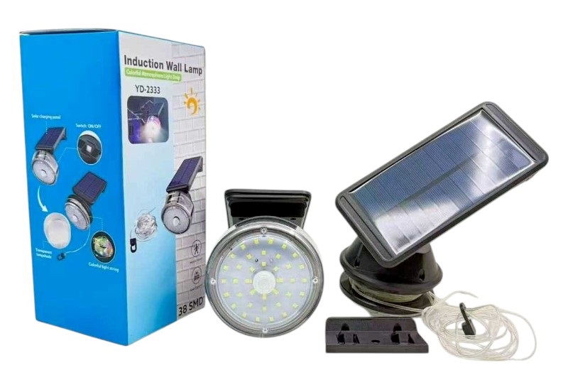 Ηλιακός προβολέας LED με γιρλάντα φωτισμού RGB & αισθητήρα κίνησης - FA-2333 - 302333 - Image 2
