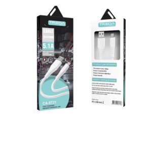 Treqa Καλώδιο ταχείας φόρτισης CA-8722 lightning 3m 5,1A