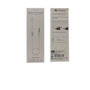 Καλώδιο Treqa CA-1082 lightning σε 3,5AUX