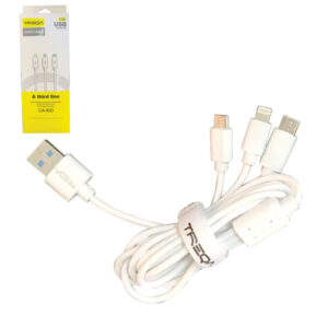 Τριπλό καλώδιο ταχείας φόρτισης Micro/iPhone/Type-C