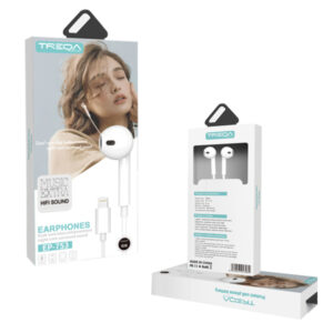Ακουστικά Treqa EP-753  με βύσμα lightning/ios