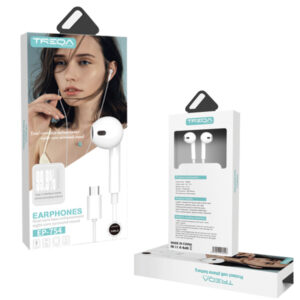 Ακουστικά Treqa EP-754  με βύσμα Type-c