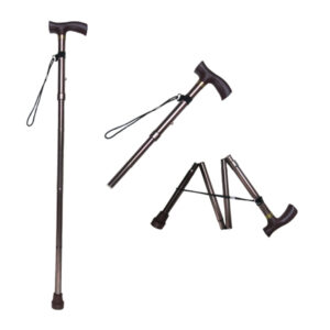 Σπαστό επεκτεινόμενο μπαστούνι βάδισης με λαβή Τ