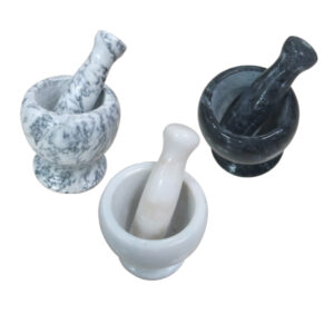 Μαρμάρινο γουδί 11cm με γουδοχέρι