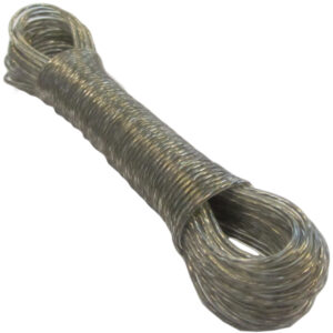 Πλαστικοποιημένο σχοινί απλώματος 20m με σύρμα