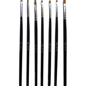 Πινελάκια νυχιών για τεχνική gell σετ 7 τεμχ