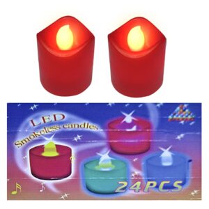 Κεράκι Μπαταρίας Κόκκινο Αφιέρωσης 4,5x4cm Homie 57122