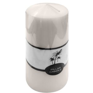 Κερί Λευκό Κολώνα ø15x7cm ø7x15cm Homie 57478