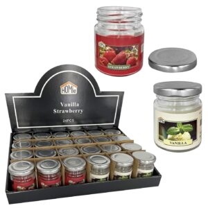 Κερί Αρωματικό σε Βαζάκι με Καπάκι 6x5cm 105g Gross/30g net Homie 57498