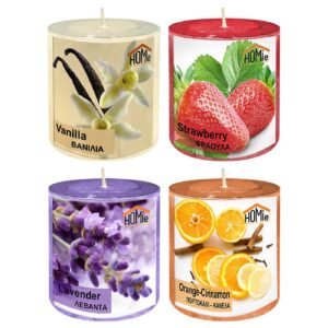 Κερί Αρωματικό Κορμός Φ6,5x7cm Homie 5788