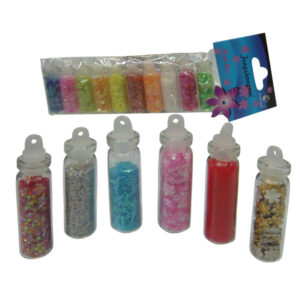 Διακοσμητικά στρας νυχιών σετ 10 φυαλίδια