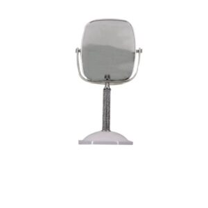 Καθρέφτης επιτραπέζιος τετράγωνος με στρασάκια στη βάση