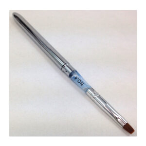 Πινελάκι νυχιών gel φυσική τρίχα Kolinsky με καπάκι Νο4