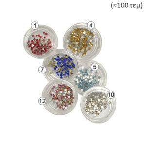 Στρασάκια νυχιών τύπου Zwarofski No6