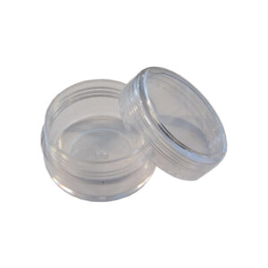 Στρογγυλό πλαστικό αποθηκευτικό βαζάκια για 10gr στρας