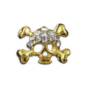 Μεταλλικό διακοσμητικό νυχιών νεκροκεφαλή