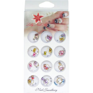 Κασετίνα με διακοσμητικά στρασάκια νυχιών