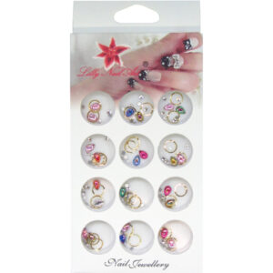 Κασετίνα με διακοσμητικά στρασάκια νυχιών