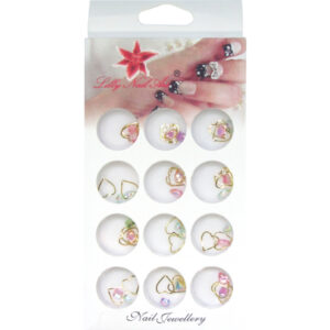 Κασετίνα με διακοσμητικά στρασάκια νυχιών