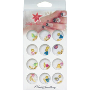 Κασετίνα με διακοσμητικά στρασάκια νυχιών