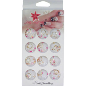 Κασετίνα με διακοσμητικά στρασάκια νυχιών