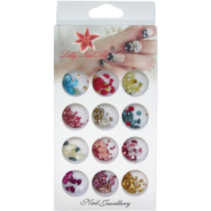 Κασετίνα με διακοσμητικά στρασάκια νυχιών