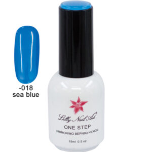 Ημιμόνιμο μανό one step 15ml - Sea blue
