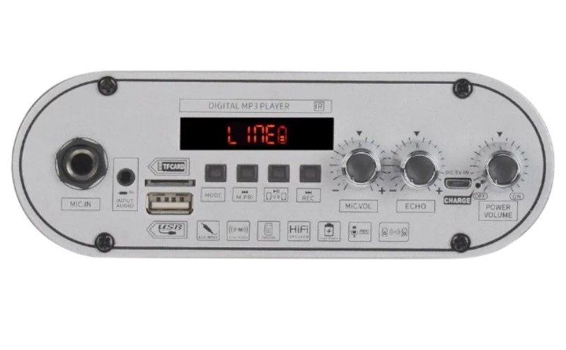 Ασύρματο ηχείο Bluetooth με μικρόφωνο Karaoke - NDR-16A - 417072 - Image 2