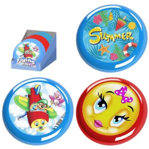 Φρίσμπι Πλαστικό Σχέδια Φ23cm SummerTiempo 622290