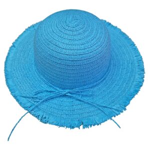 Καπέλο Ψαθόχαρτο Παιδικό με Λουλούδια Φ32cm SummerTiempo 622571