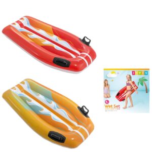 Φουσκωτή Σανίδα με Χερούλια Intex 112x62cm Intex 58165NP