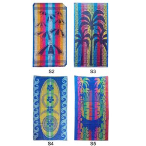 Πετσέτα Θαλάσσης Ζακάρ Πολύχρωμη 75x150cm  ~300gr SummerTiempo 622719
