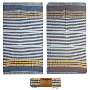 Πετσέτα Θαλάσσης Pestemal Lurex Χρυσό 90x180cm  ~280gr SummerTiempo 622723